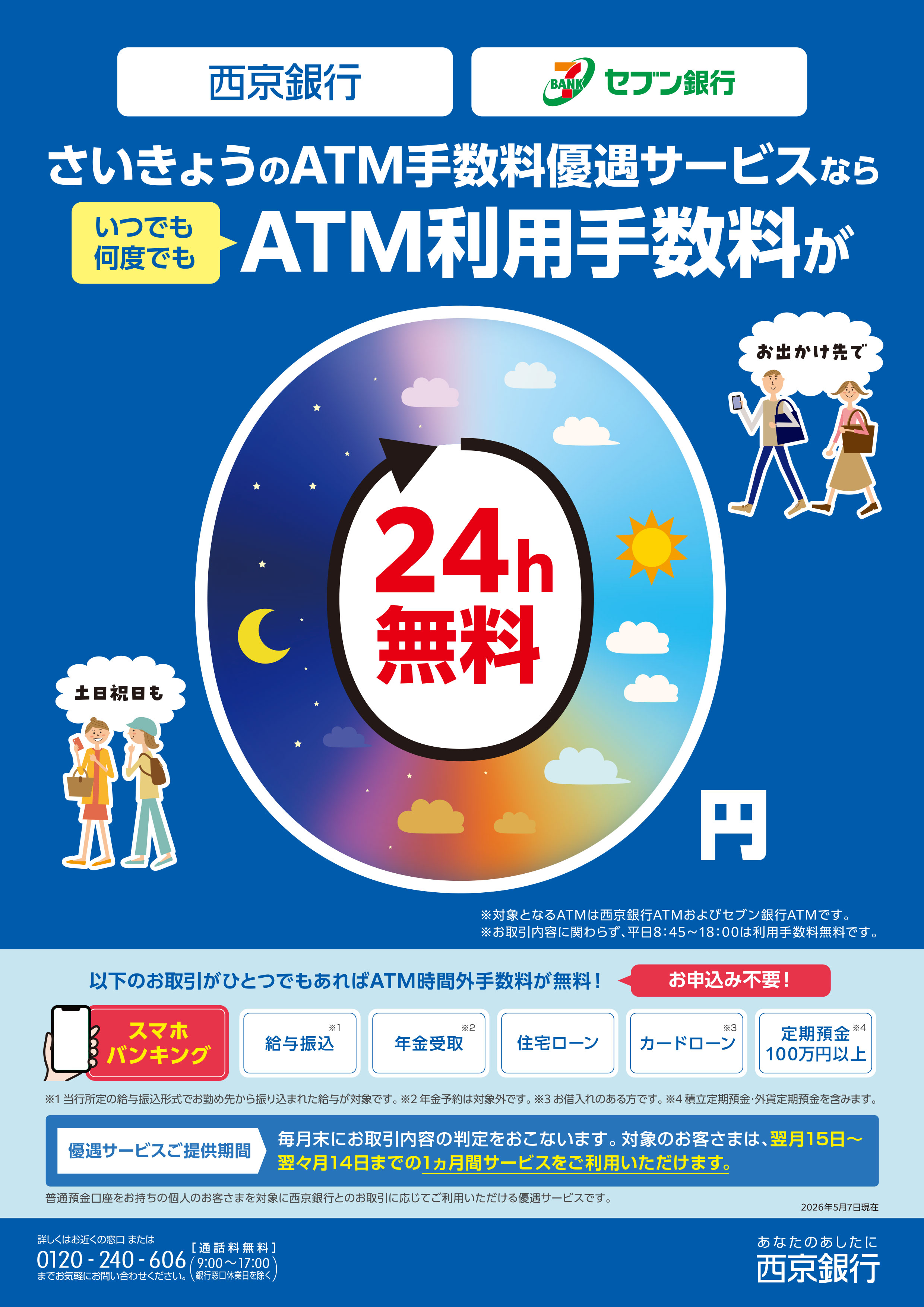 ATM手数料優遇サービス