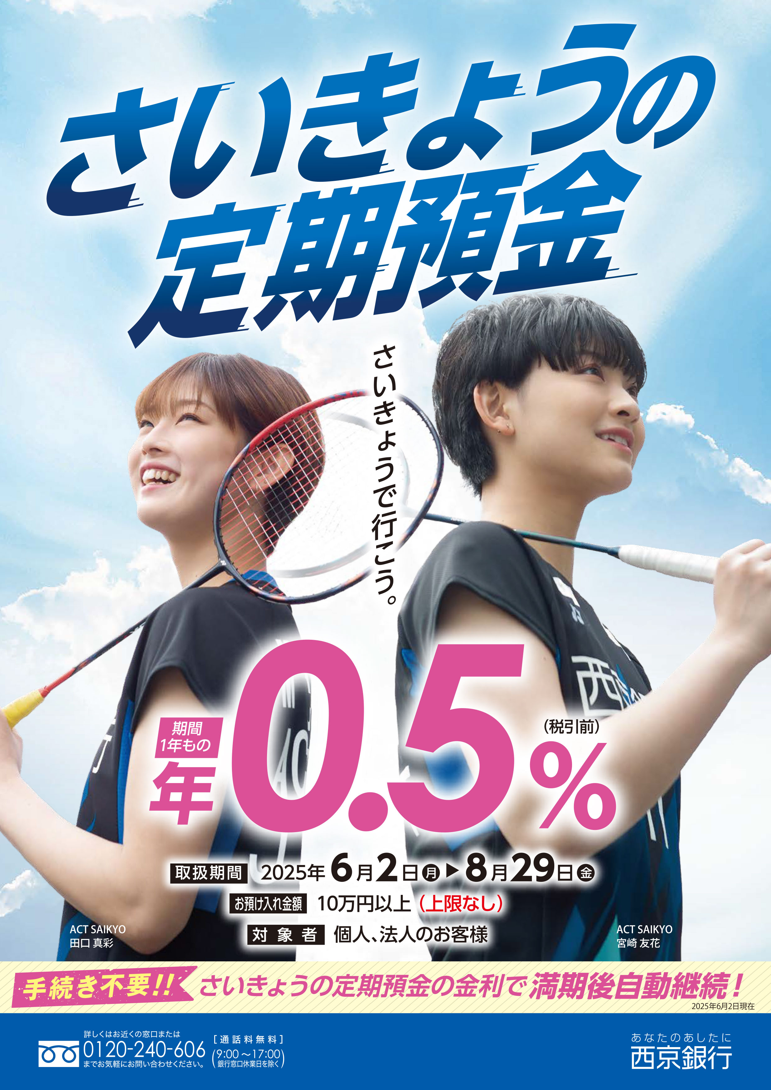 さいきょうの定期預金
