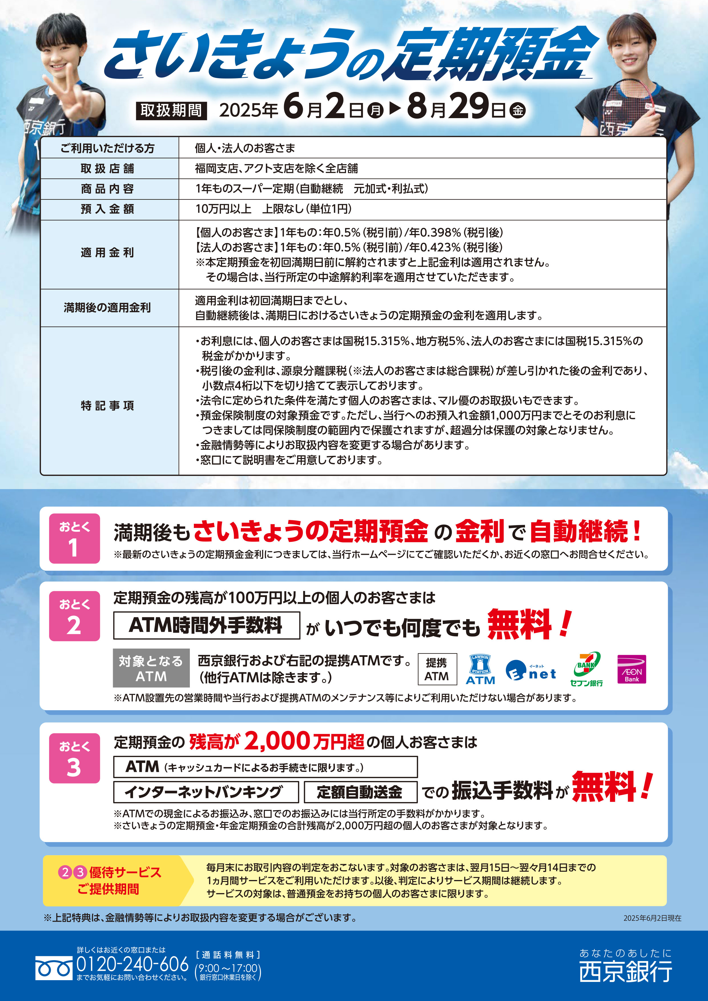 さいきょうの定期預金